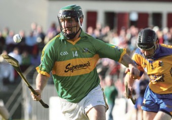 Ollie Fahy of Gort on the attack against Portumna in Sunday’s  senior hurling championship semi-final at Kenny Park, Athenry, on Sunday. 
					Photo:-Mike Shaughnessy