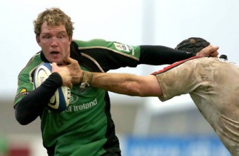 Connacht’s Michael Swift whose physicality and bulk will be needed to suppress Montpellier in tomorrow evening’s crunch Amlin Cup tie at the Galway Sportsground. Inset: Hooker and Ireland squad member Sean Cronin who has announced his commitment to the province for another season. 