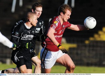 Leitir Mor captain Fiachra Breathnach in action for Galway in Sunday’s opening Connacht FBD League game against Sligo at Tuam Stadium. 		 Picture: Ray Ryan / SPORTSFILE