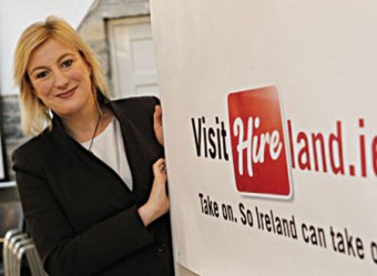 Lucy Masterson, 
co-founder of Hireland.