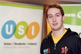 GMIT students' union president and now USI president Joe O'Connor. Photo: Andrew Downes