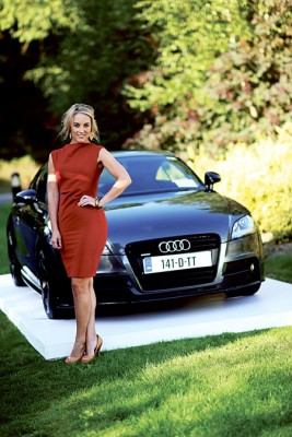Audi Ireland brand ambassador and broadcaster Kathryn Thomas was at hand to launch the 2014 Audi Future Now sales event. 