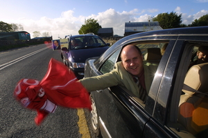 Noel Grealish following his election victory in 2007.