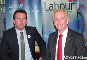 Minister for Equality Aodh&aacute;n &Oacute; R&iacute;ord&aacute;in and Labour Galway West TD Derek Nolan.