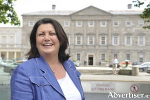 Maire Geoghegan Quinn, still one of only two Galway based female candidates to be elected to D&aacute;il &Eacute;ireann.