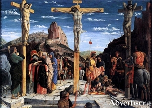 Andrea Mantegna&#039;s depiction of the crucifixion.