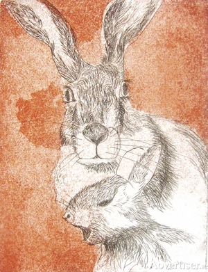 Hares by Heidi Reich.