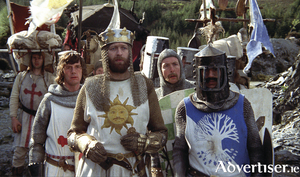 In days of old when knights were...funny. Spamalot is coming to Galway