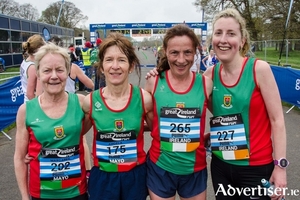 Mags Glavey, Angela O&#039;Connor, Colette Tuohy, Ann McDonnell who won gold at the National 10K championships. 