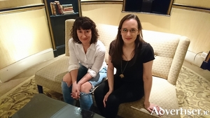 Sarah Davis-Goff (left) and Lisa Coen of Tramp Press. Photo:- Kernan Andrews