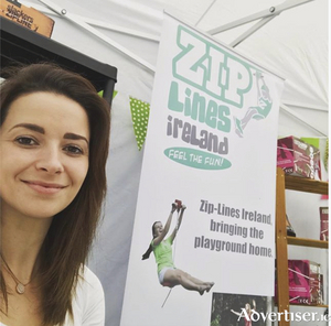 Ziplines owner Jade G Goodfellow pictured at the sold-out stand at Bloom.