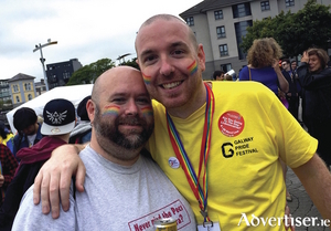 Rob Partridge (left) and his husband Bradley Rowles.