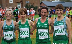 Mayo AC medal winners in Derry: Mags Glavey, Angela O&#039;Connor, Colette Tuohy and Pauline Moran
