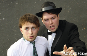 John Rice (Leo Bloom) and Shane McCormick (Max Bialystock) in GUMS staging of The Producers.