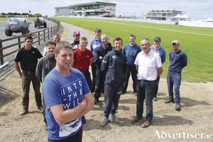 Gerry Broderick Course Foreman with his team. Photo:- Mike Shaughnessy