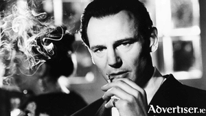 Liam Neeson as Oskar Schindler in Schindler&#039;s List.