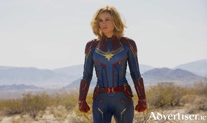 Brie Larson is Carol Danvers/Captain Marvel.