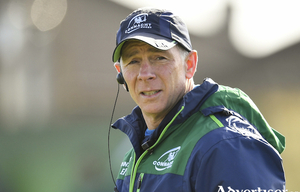 On the run in: Connacht coach Andy Friend is getting ready for a big few weeks. Photo: Sportsfile 
