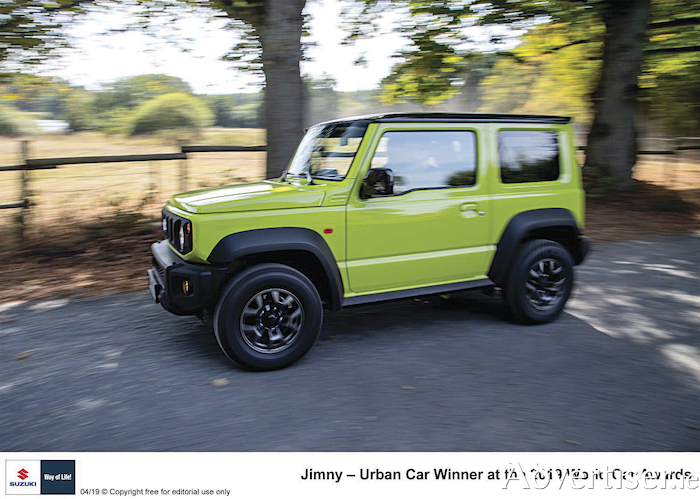 Advertiser.ie - New Suzuki Jimny - Urban Car of the Year winner 2019