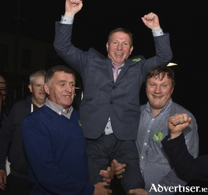 Back with a bang: Fianna Fail&#039;s Sean Carey made up for disappointment in missing out five years ago narrowly, by comfortably claiming a seat this time around in the Belmullet Local Electoral Area. 