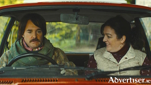 Will Forte and Meave Higgins in Extra Ordinary.