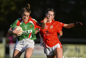 Six of the best: Amy Dowling hit six points for Carnacon in their semi-final win over Hollymount. Photo: Sportsfile