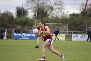Attacking threat: McHale Rovers Rachel Kearns will be a key player as they look to book a place in the All Ireland semi-final this weekend. Photo: Lahardane GAA 