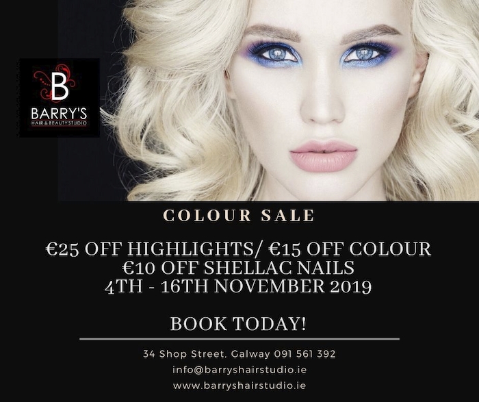 Advertiser.ie BARRY'S HAIR & BEAUTY STUDIO SALE IS BACK!!