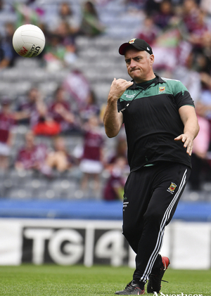 Rolling on: Peter Leahy saw his Mayo side pick up a win in their league opener on Sunday. Photo: Sportsfile
