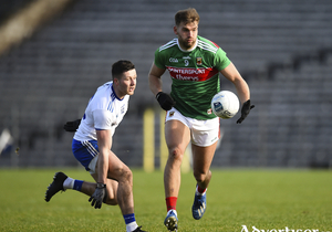 On the charge: Aidan O&#039;Shea was named as Mayo captain for the coming year last weekend. Photo: Sportsfile