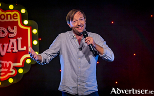 Andrew Maxwell photographed at last year&#039;s Vodafone Comedy Carnival Galway.
