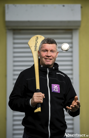  Damien Hayes during an AIB 30 years of club sponsorship launch at Portumna GAA in Galway. Photo:  Harry Murphy/Sportsfile 