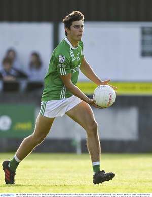 Making the step up: Tommy Conroy and his The Neale teammates will be getting a taste of senior championship action this weekend. Photo: Sportsfile 