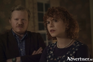 Jessie Buckley, and Jesse Plemons, in Charlie Kaufman&#039;s I&#039;m Thinking Of Ending Things.