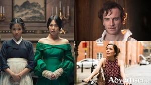Kim Tae-ri and Kim Min-hee in The Handmaiden; Michael Fassbender in Jane Eyre; and Rose Byrne in Juliet Naked.