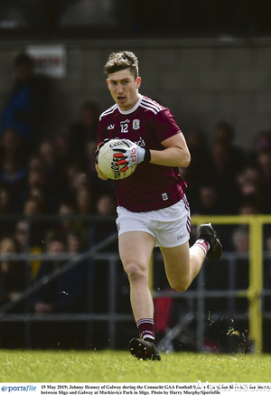  Johnny Heaney captains Galway against Mayo on Sunday,