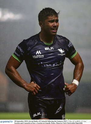 Rain soaked and disappointed: Connacht captain after a frustrating evening at the Sportsground.