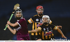 Aoife Donohue of Galway in action against Meighan Farrell,