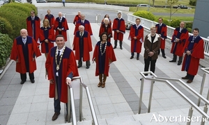 The current elected members of Galway City Council. Photo:- Mike Shaughnessy