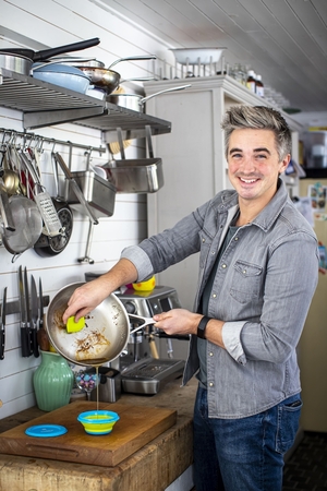 Donal Skehan, Irish celebrity chef, partners with Clean Coasts and Irish Water for this year&rsquo;s Think Before You Pour campaign, encouraging the public to never pour Fats, Oils and Greases (FOGs) down the drain. Think Before You Pour is run by Clean Coasts in partnership with Irish Water.