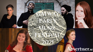 Artists involved in this year&#039;s Galway Early Music Festival will be (LtoR and clockwise): Yonit Kosovske, Enea Sorini and Peppe Frana, Aisling Kenny, Siobhan Armstrong, and Helen Hancock.