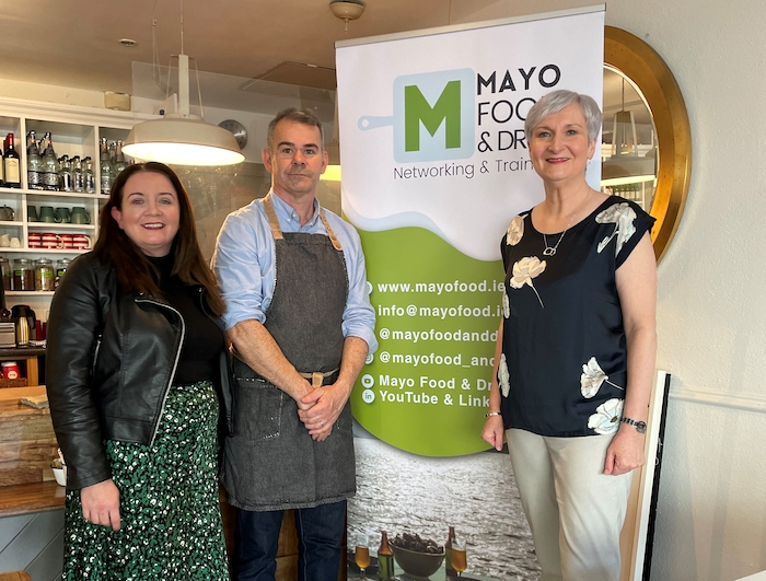 At the Mayo Table event were: Yvonne Murphy, Aran McMahon and Oonagh Monahan.  