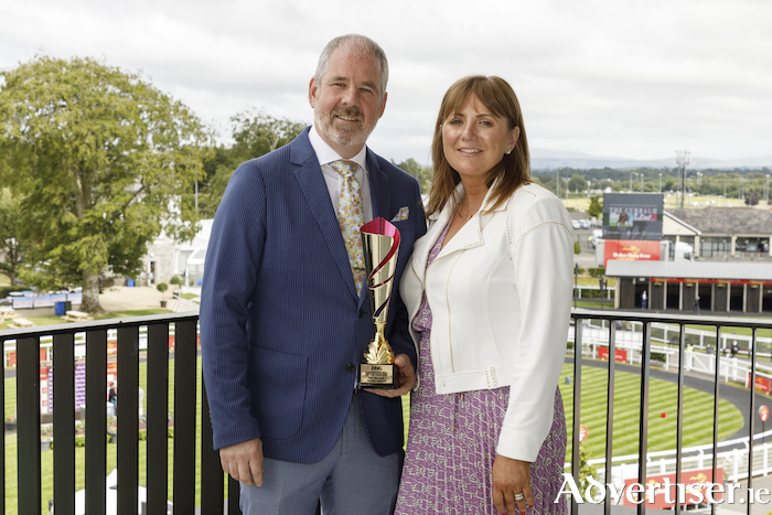 Fergal Leonard, director of rentals and new homes, and Mairéad Leonard, business manager, of DNG Maxwell Heaslip Leonard, Galway city winner of DNG Commercial Deal of the Year.