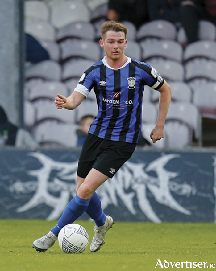 Athlone Town captain Shane Barnes, scored from the penalty spot against Waterford FC on Monday.  Photograph by Ashley Cahill Images.
