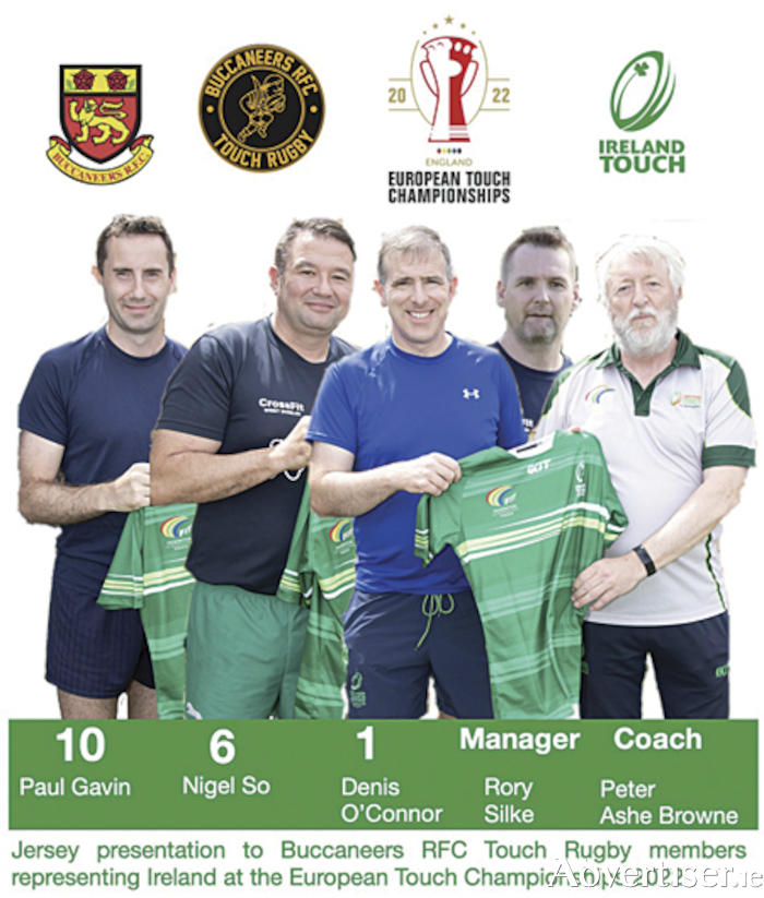 Best of luck to the Buccs trio of Denis O’Connor, Nigel So and Paul Gavin who have been named in the Ireland Touch Rugby M40 squad ahead of next month’s European championships in Nottingham with another Pirate, Rory Silke, travelling as player/manager.
