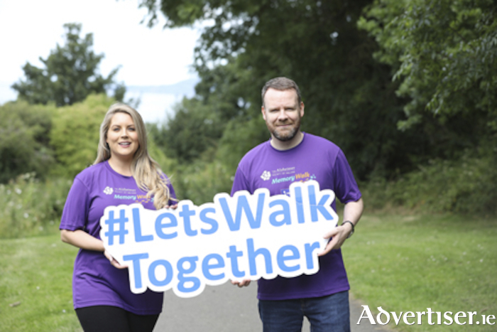 Midlands comedian Neil Delamere and beauty expert and entrepreneur Pamela Laird are inviting the people of Westmeath to make every step count for the third successive Alzheimer’s Memory Walk, proudly supported by Irish Life, which is taking place nationwide on Sunday, September 18, during World Alzheimer’s Month 2022.  