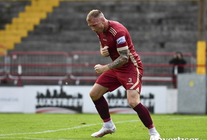 Stephen Walsh scored twice for Galway United against Bluebell United at Tolka Park.