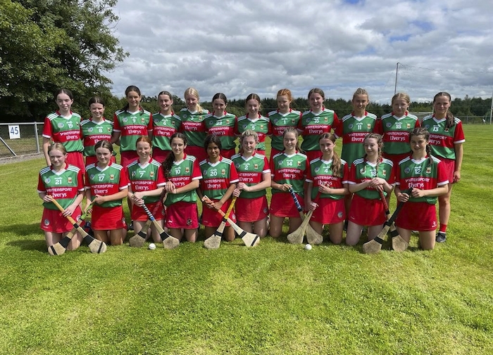 Going for glory: The Mayo u16 Camogie side are in All Ireland final action on Saturday against Cavan. Photo: Mayo Camogie. 