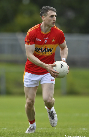 Powering on: Patrick Durcan and his Castlebar Mitchels teammates booked their place in the league final. Photo: Sportsfile. 
