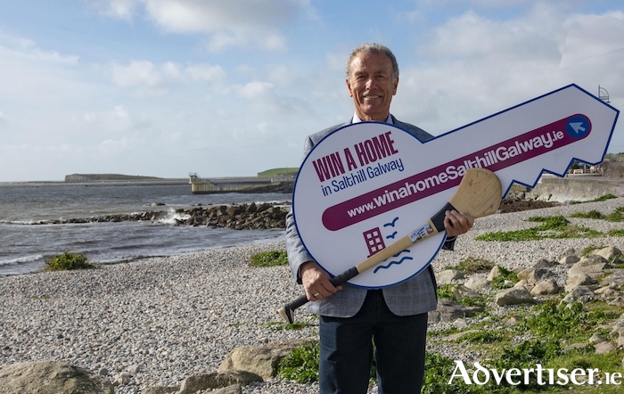 Castlegar and Galway legend John Connolly at the launch of the club draw to win a home in Salthill.